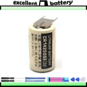 for Sanyo CR14250SE 1/2AA 3V PLC CNC chip data Backup power supply Battery+2P-1P