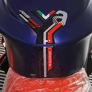 labelbike - 3D Resin Tank Pad Motorbike Sticker Tank Decoration and Protection compatible with Aprilia RS 660 2020-2025 Red