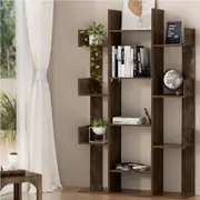 1x Artiss Bookshelf Tree ROMI Walnut