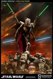 SIDESHOW STAR WARS GENERAL GRIEVOUS 1/6 SCALE 12" FIGURE 100027 NEW IN STOCK