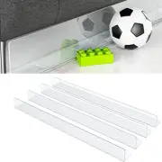 Clear Under Couch Blocker,4pack Gap Bumper Toy Blocker for Under Furniture,Co...