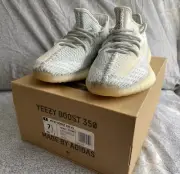 Rare DS Adidas Yeezy Boost 350 V2 Cloud White Non-Reflective Sz 7.5 FW3043
