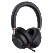 YealinkBH76P-BL-C-TEAMS, Bluetooth Wireless Stereo Headset, Black, ANC, USB-C, U