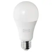 SOLHETTA LED bulb E27 1521 lumen, dimmable/globe opal white