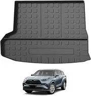 AUSGO 3D Cargo Mat Compatible with Toyota Kluger 2013-2020, All-Weather Heavy Duty Boot Liner Luggage Tray Trunk Mat
