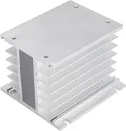 Grcfumo Aluminum Heat Sinks, Compact Size Three Phase Relay Heatsink, Diode Module Heat Sinks for SSR Dissipation Solid State Relay