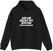 [X.Style] Sphynx Mom Sphynx Cat Sphynx Dad Ask Me About My Sphynx ds027 Hoodie Black 3XL
