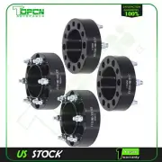 4X 2" 6x5.5 6x139.7 Wheel Spacers 12x1.5 Studs For Toyota Tacoma 4Runner Tundra (for: Toyota)
