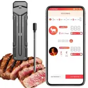 Wallfire Wireless Bluetooth Smart Meat Thermometer, Countdown Timer and Overh...