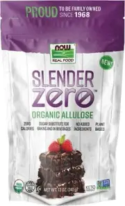 Real Food, Slender Zero, Organic Allulose, Zero Calories, Sugar Substitute for B