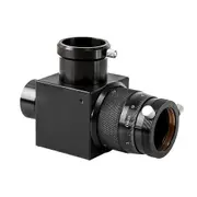 Angeleyes 1.25 Inch Flip Mirror Diagonal Camera Adapter CCD Syncfocus Flip Mirror for Refractor Astronomy Photography Black