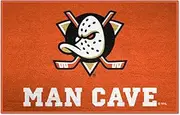 FANMATS 14390 NHL Anaheim Ducks Nylon Universal Man Cave Starter Rug