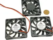 3 GDStime 12v Cooling Fan 6010 PC DC Computer Case CPU 6cm 60mm 10mm 2pin A11