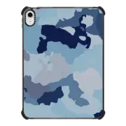 iPad 10.9-inch (10th gen) iPad Impact Case blue camouflage