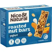 Nice & Natural Nut Bars Yoghurt Multipack Snacks 6 pack