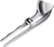 Cabilock 1Pc Stainless Steel Garlic Press Mincer Manual Operation Kitchen Utensil for Effortless Garlic Ginger Crushing and Easy to Use for Home Chefs