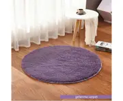 Round Rugs for Bedrooms - Plush Round Rugs for Kids Rooms for Teen Room Dorms, Bedside Mats Floor Cushions Cushions Footrests-Color 16