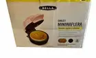 Bella Mini Smiley Face Waffle Maker Iron 4" Fun Waffles For Kids Pink NEW/BOX