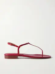 [Emme Parsons] Emme Parsons - Cecilia Leather Sandals - Red - IT37 IT 37 Red