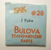 BULOVA 6AK Genuine Factory Replacement Watch Part #28 - BRIDGE YOKE