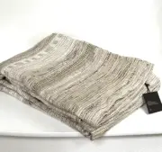 Restoration Hardware ALINA HANDWOVEN SPACE DYED Sand King Coverlet THROW 50x110
