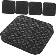 KITANDOVE 6pcs Double Sided Non Slip Treadmill Mat Pads for Floor Protection Vibration and Noise Reduction Workout Mat for Elliptical Machine and Home Fitness Equipment