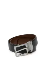 GUESS Men's Black Brown Reversible Dress Belt Size: 34