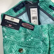 NEW Vineyard Vines Island Shorts 30 7" All Over Floral Print Palm Tree NWT