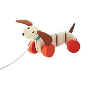 Pull-Along Happy Puppy Wooden Toy