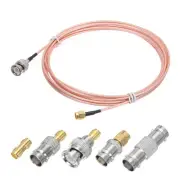 RG316 Coaxial Cables SMA Male to BNC Male with Adapter 10FT 1Pcs