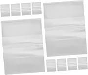 DINHEAROM 30pcs Clear Book Covers Transparent Plastic Sleeve Protectors for Notebooks Textbooks Journals Easy Application Clarity and Protection