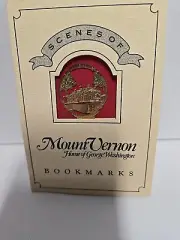 Mount Vernon Bookmark Collection Home Of George Washington Vintage 24K Finish