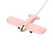 Universal 4 Ports Airplane Shape USB 2.0 to USB 2.0 Adapter USB Splitter HUB for Mobile Phone Tablet PINK COLOR