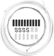 Bikes Cable Kit, Road Bikes Brake Cable Repair Brake Lines Replacement, Tough Adjustable Mountain Bikes Gear Kit Transmission Lines for Folding Bikes Scooters