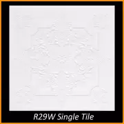 Ceiling Tiles Glue Up Styrofoam 20x20 R29 White Lot of 8 (21.12 s/f)