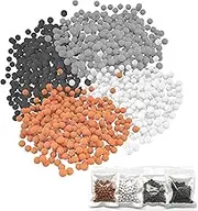 4 Pack Replacement Shower Head Beads 4 Color Shower Filter Stone Beads, Mineral Stone Balls for Water Filtration, Filtered Shower Head - One Bag of Each of 4 Colors