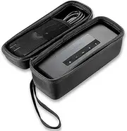 [caseling] Hard Case Fits Bose soundlink Mini II (1 and 2 Gen) Portable Wireless Speaker & Charger/Cable Accessories - Fits with The Bose Silicone Soft Cover - Storage Carrying Travel Bag.