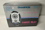 Champion 3 Way Speakers Model No 6923T 40oz Magnetic Circuit 200W Max Taiwan NOS