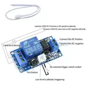 1pcs 12V 1 Channel Latching Relay Module with Touch Bistable Switch MCU Control