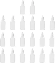 Hohopeti 20Pcs Refillable Empty Eye Dropper Bottles Eye Drops Container with Measurement Scale Lightweight and Travel Dripper for Outdoor Activities