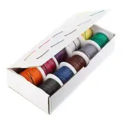 18 AWG Stranded Hook Up Wire Kit, 100 ft Ea, 10 Color, UL1061, 300V