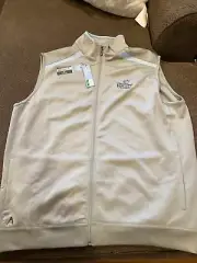 Antigua Golf Full Zip Vest Mens XXL New With Tags First Tee Delaware