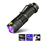LED Flashlights Violet Flash Light 395nM 365nM UV Inspection Torch Aluminum