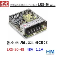 在飛比找蝦皮商城優惠-明緯 MW 電源供應器 LRS-50-48 48V 1.1A