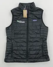 Patagonia Vest Women's Small Black Nano Puff Gilet Full Zip Primaloft Jacket NEW