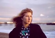 Steffi Graf of Germany photographed on the beach during the Midlan- Old Photo 3