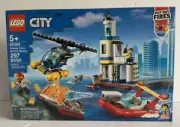 LEGO CITY Seaside Police and Fire Mission 60308 NEW in Box 297 Pieces