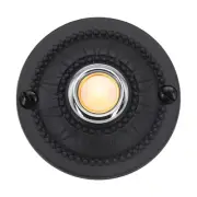 Waterproof Iron Doorbell Push Button Reliable Replacement with LED Lighting