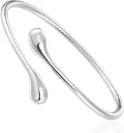 [Vitaltyextracts] Fashion Women Jewelry Solid Bangle Bracelet Gift, Silver