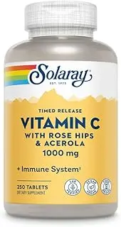 Solaray - Two-Stage Timed Release Vitamin C 1000 mg. - 250 Tablets